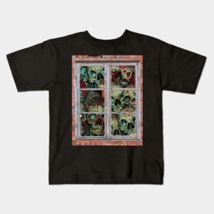 Undead at the window Kids T-Shirt